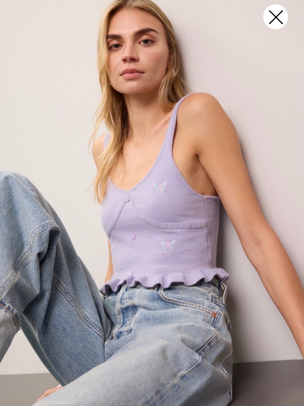 Louna Ruffle Knit Tank - Picture 3 of 5